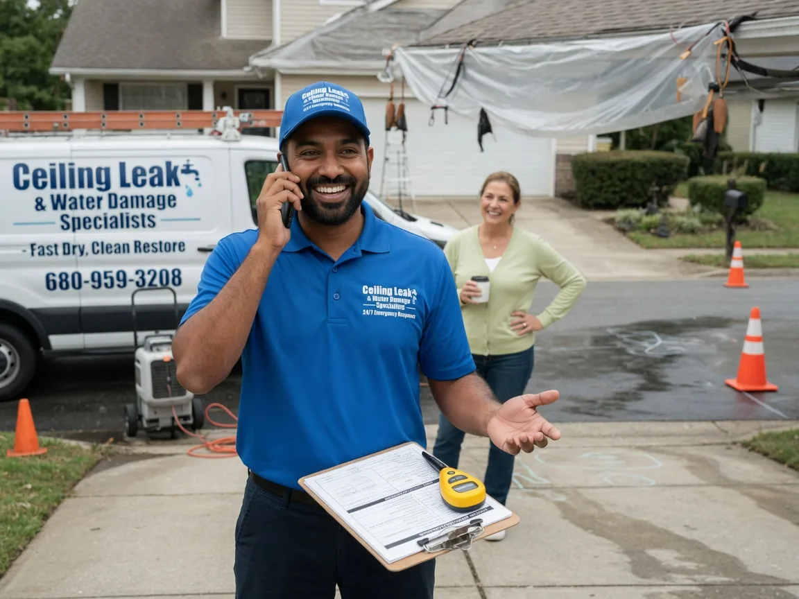 Ceiling Leak Cleanup Brooker, FL FAQs